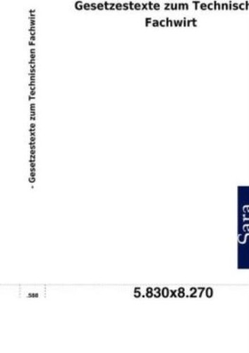Gesetzestexte zum technischen - gesetzestexte,