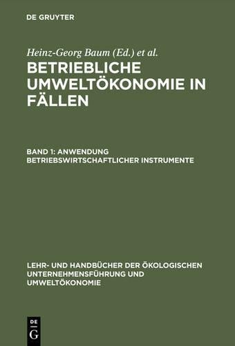 Betriebliche umweltökonomie - betriebliche,